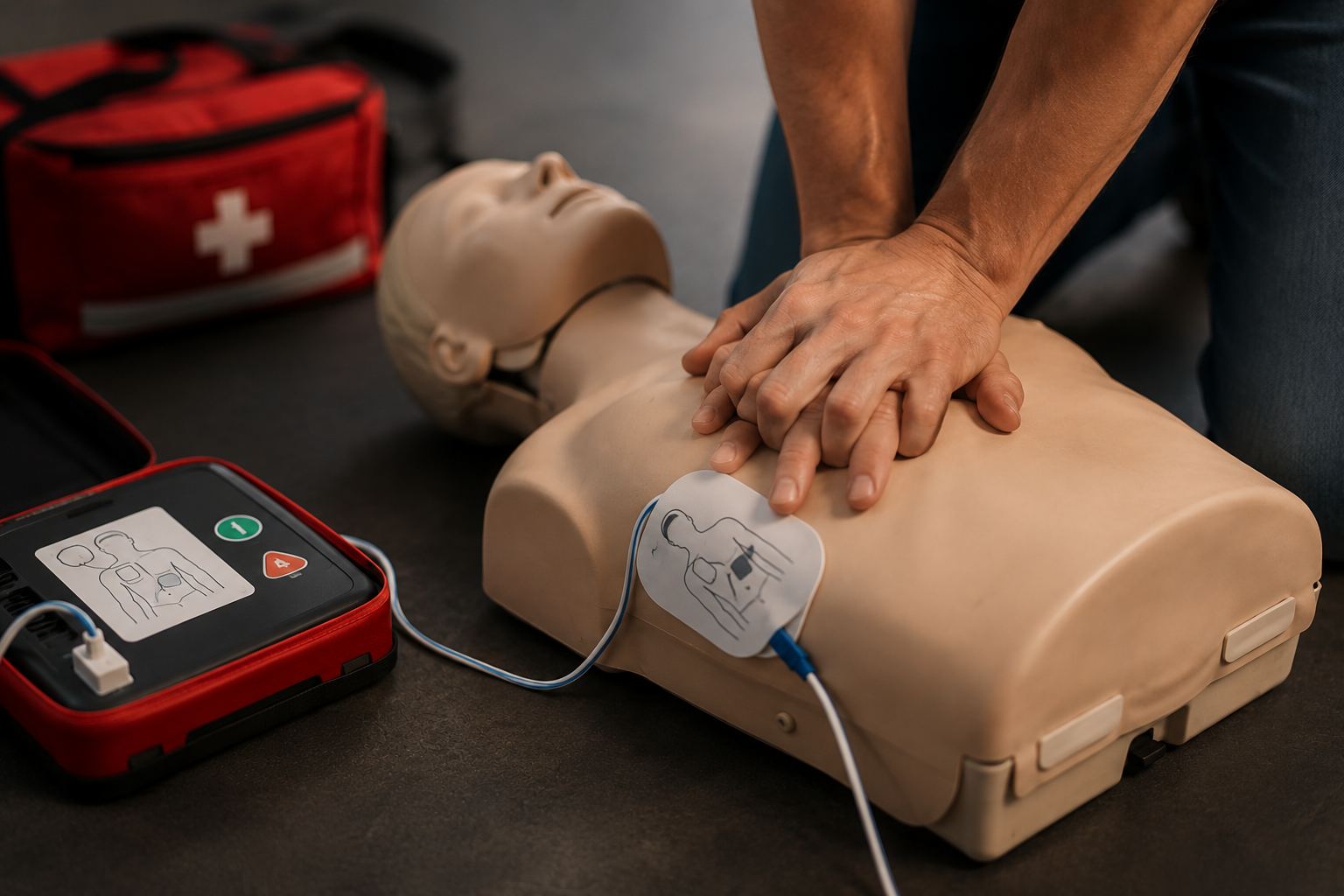 Geste de premiers secours en équipe TEST2